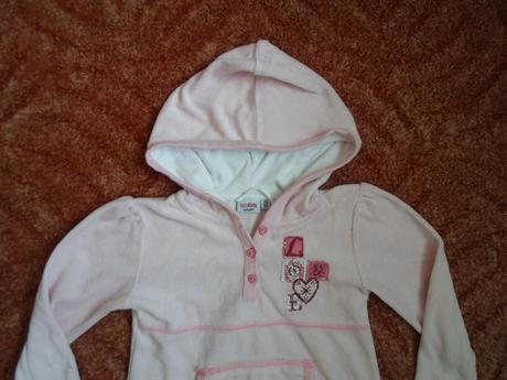 Růžové šaty šatičky tunika, 110