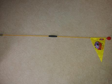 Tyč s praporkem na tříkolku/koloběžku puky, puky