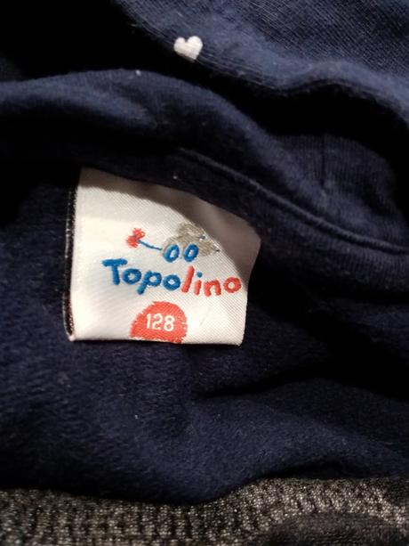 Měnící mikina topolino vel. 116/122, topolino,116