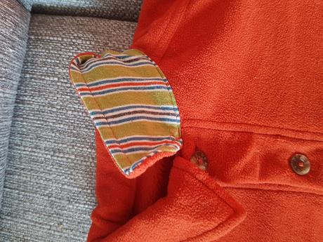 Fleesová mikina, značka ani velikost neuvedena., 68