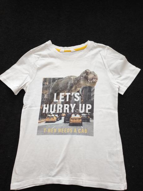 Triko dinosaurus vel. 122-128, h&m,122
