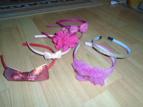 Čelenka 6ks kytičky,