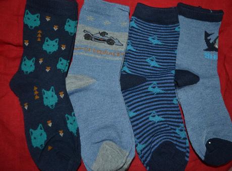4x ponožky bavlněné,v.26-27, 26 / 27