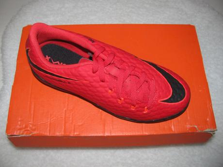 Dětské červené kopačky,turfy nike, nike,36