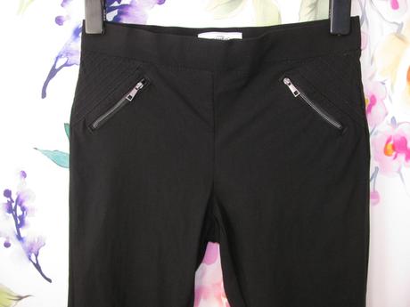 Dámské černé strečové kalhoty essentials, 38