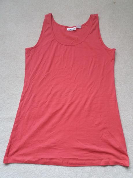 Jahodově růžové bavlněné tílko vel. xl (44), 44