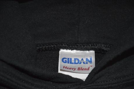 110 116 černá mikina s kapucí, 116