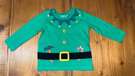 Triko pro miminko vánoční elf/skřítek, 68