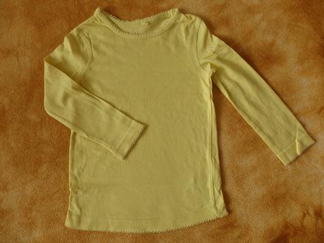 Žluté delší tričko, kiki&koko,92
