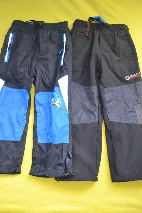 2x nové zimní a podzimní kalhoty,v.98, kugo,98