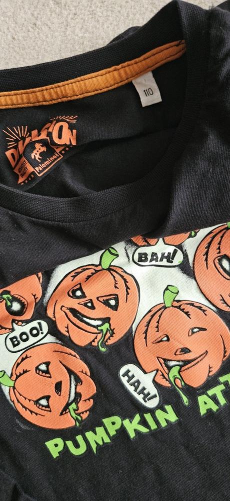 2x chlapecké tričko, halloween a vánoční, 110/116, pepco,110