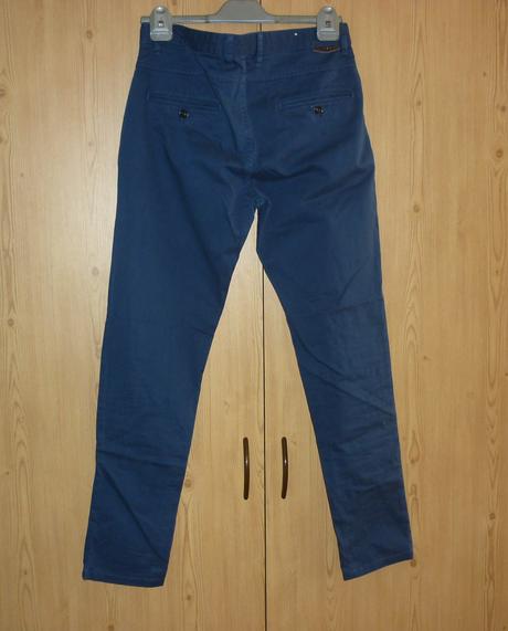 Pánské navy slim fit kalhoty zara, zara,42