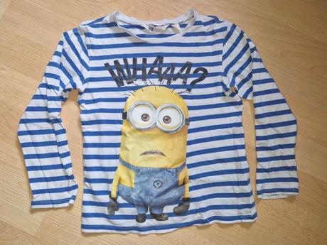 Tričko s dl. rukávem mimoň hm, h&m,122