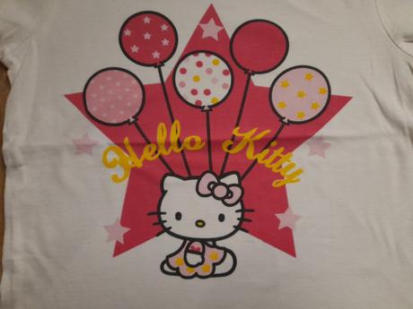 2 x tričko hello kitty, vel 134/140, top stav, sanrio,134