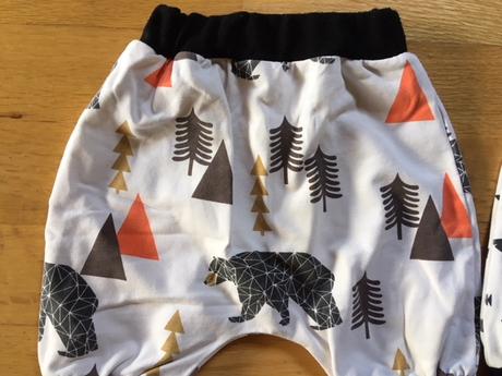 3/4 kalhoty / tříčtvrťáky vel.80/86/92, 86