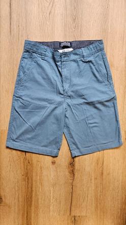 Chlapecké plátěné kraťasy h&m 152 modré, h&m,152