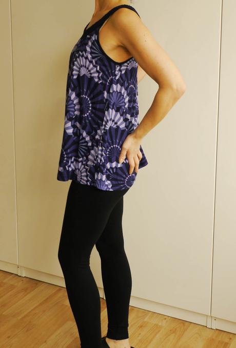 Top modry se vzorem vel.s od h&m, h&m,s