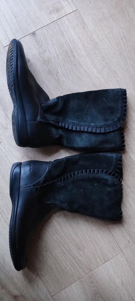 Nádherné kožené kozačky zn. clarks vel. 34, clarks,34