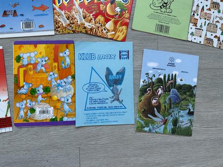 Dětské školní sešity a5, 12 ks,