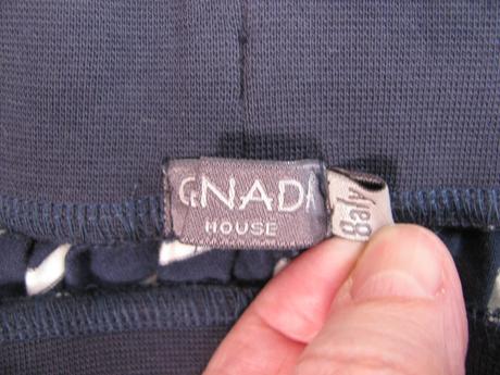 Modro bílá bavlněná dívčí sukně, house,128