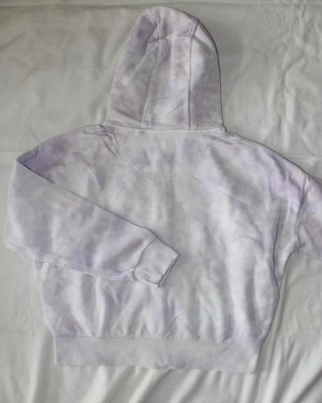 Us112. lila batikovaná mikina 11-12 let, basics,152