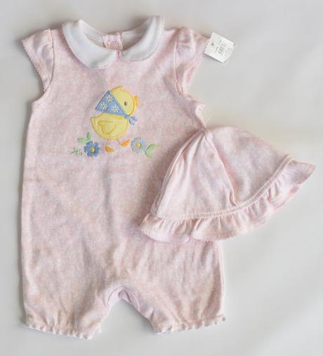 Letní overal + klobouk vel. 0 - 3 m, m&co,62
