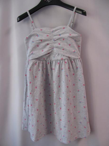 Dívčí bavlněné šaty - m&s - vel.8-9 let, marks & spencer,134