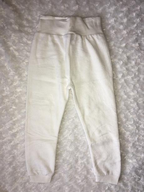 Bílé sametové tepláky lupilu, lupilu,92