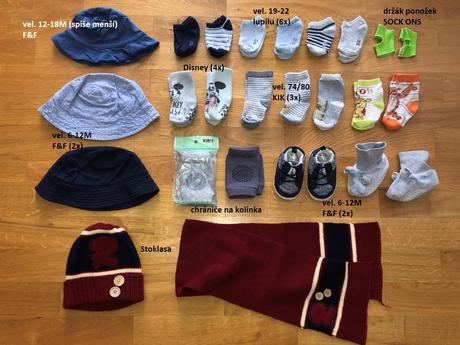 Dětské doplňky 6-12 měsíců - pro chlapečka, 86–98