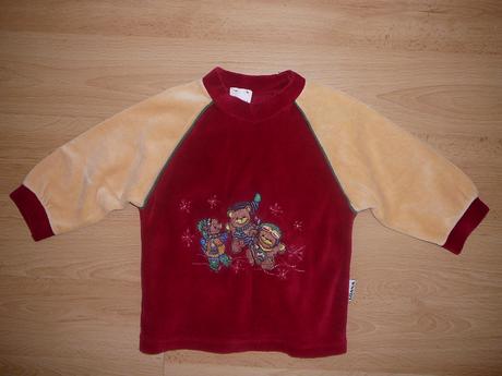 Semišové tričko s medvídkama, loana,62