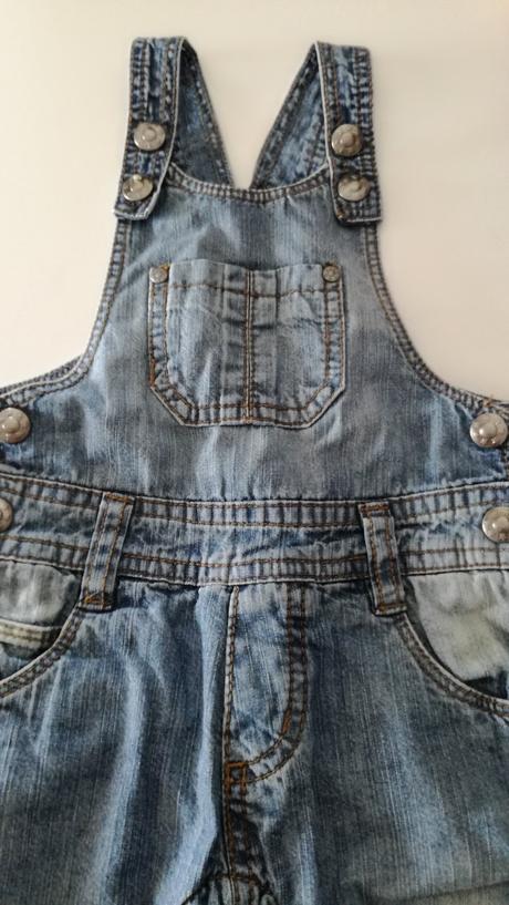 Laclové riflové kalhoty, 74