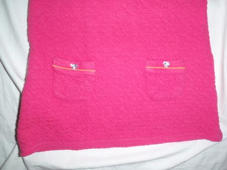 Bomba teplé žabičkové retro šaty - sytě růžové, f&f,104