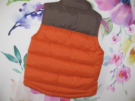 Krásná chlapecká prošívaná vesta, st. bernard,80