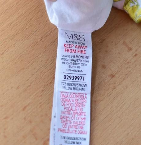 Letní overal vel. 3 - 6 m, marks & spencer,68
