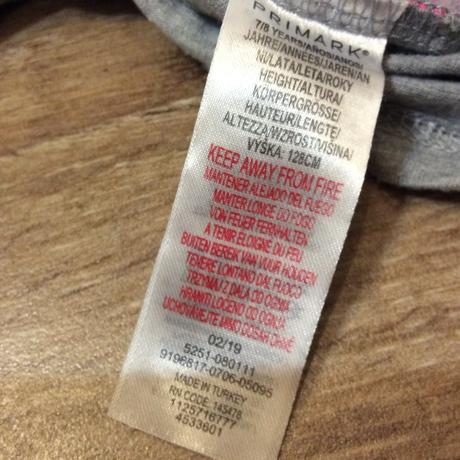 Top s neon nápisy, primark,128