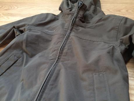 Hnědá outdoorová bunda, zn. quechua, vel. 3-4r., quechua,104