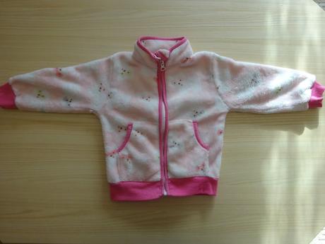 Fleesová mikina na zip, vel. 86, k&y,86