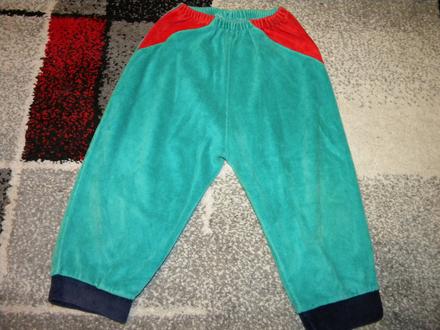 Sametové tepláky vel.80/86, 80