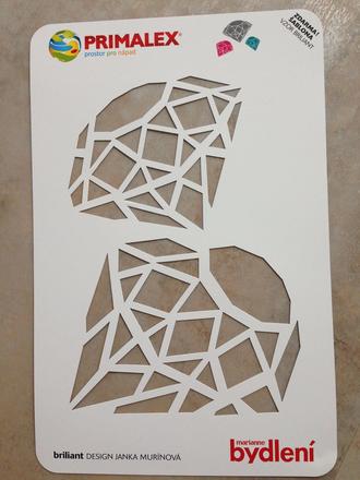 Šablona na malování briliant design janka murínová,