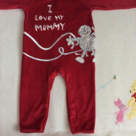 Sametkový overal ,,miluji svou maminku" zn. george, george,80