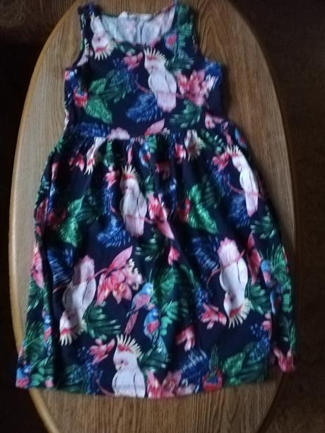 Šaty letní dívčí, vel. 134/140, zn. h&m., h&m,134