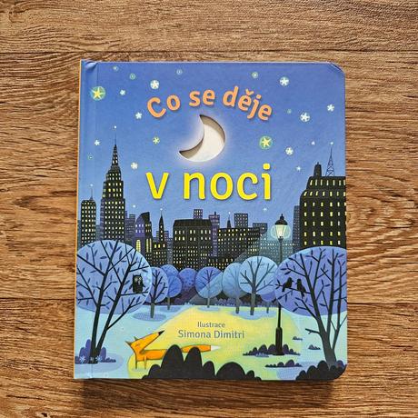 Leporelová kniha co se děje v noci - svojtka,