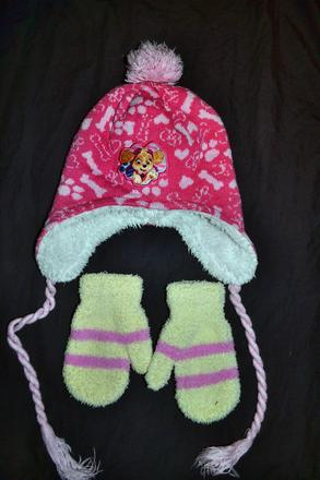 Zimní čepice patrola v.52 a rukavice, nickelodeon,52