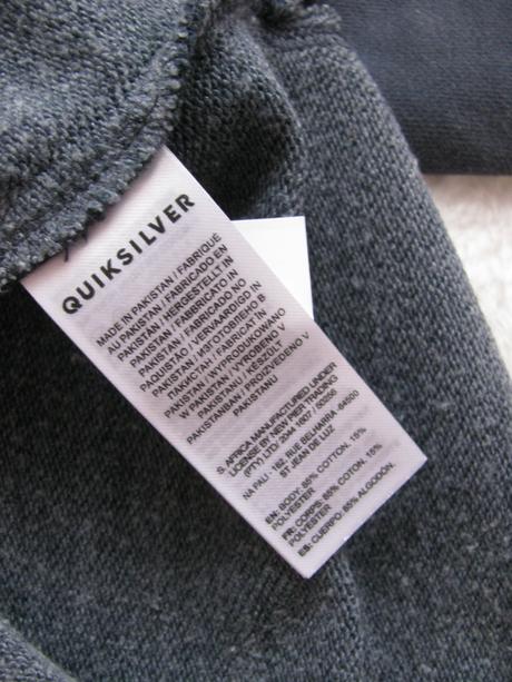 Dámská modrá bavlněná mikina quiksilver, quiksilver,l
