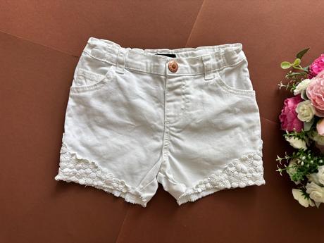 Krásné bílé kraťasy - v.2/3 roky, denim co,98