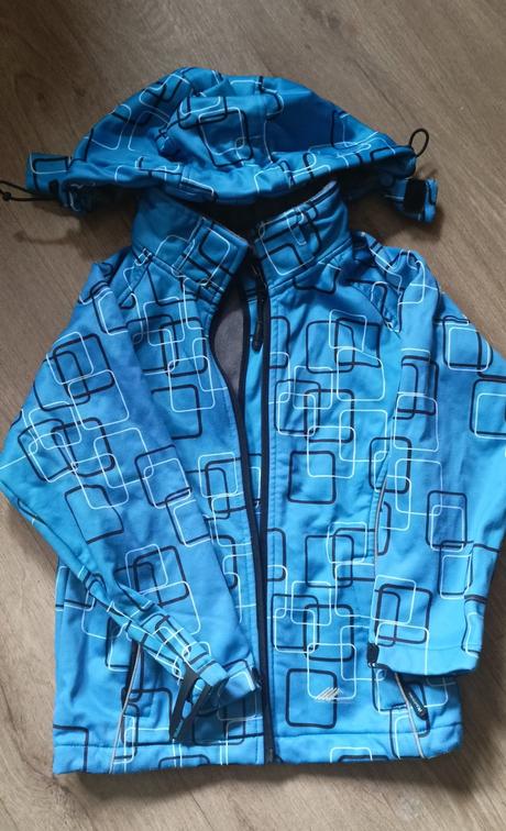 Zateplená softshel. bunda, 122