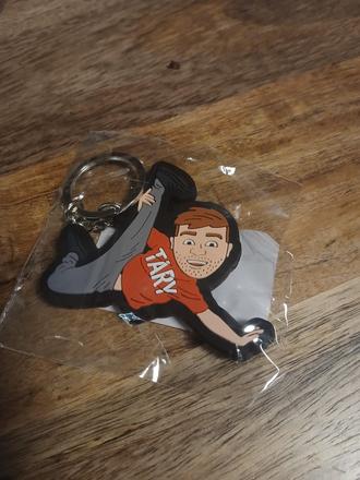 Klíčenka/přívěšek tary, červený, nová, 