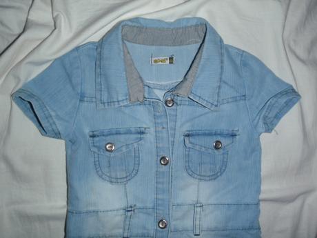 Bombastická riflová šatovka, 104