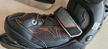 Chlapecké lední brusle oxelo černo-oranžové, 29-32, 29