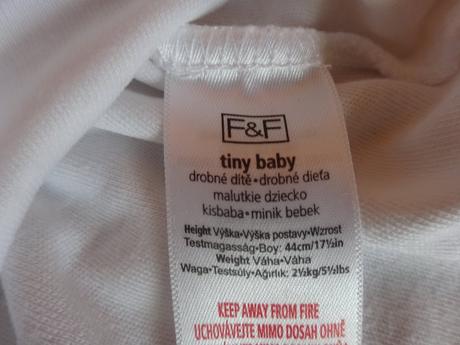 2x body s kr. r. bílé pro nejmenší, vel. 50, f&f,50